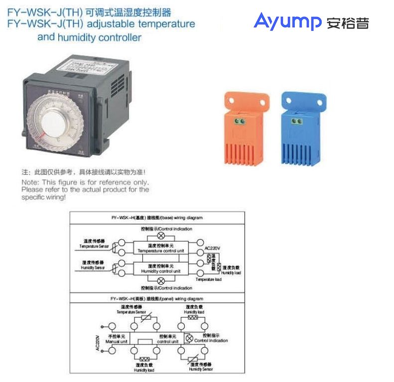 FY-WSK-J(TH)可調(diào)式溫濕度控制器 FY-WSK-J(TH)可調(diào)式溫濕度控制器